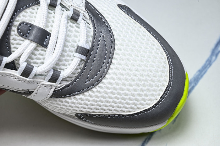 HOMME B22 TRAINER SNEAKER RETRO THICK-SOLED CASUAL SPORTS JOGGING SHOES WHITE/GREY/GREEN