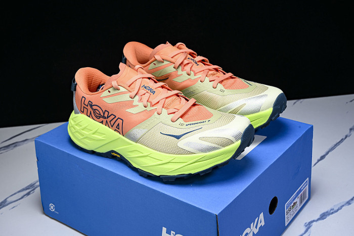 1171929-PYZ ONE ONE SPEEDGOAT 7 PERSIMMON/NEON YUZU