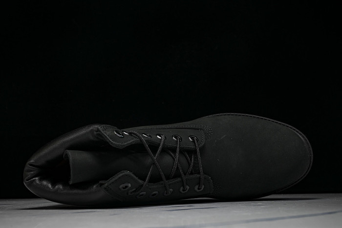 HIGH-TOP THICK-SOLED CASUAL SHOES BLACK/BLACK/BLACK