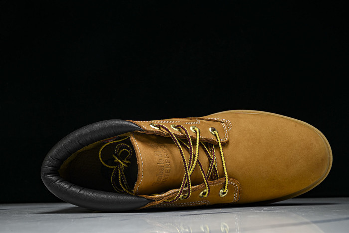 MID-CALF THICK-SOLED CASUAL SHOES BROWN/BLACK/BROWN
