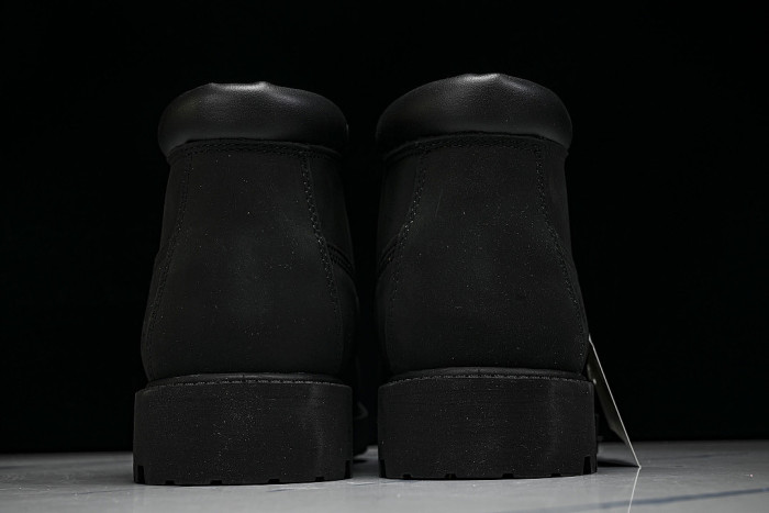 MID-CALF THICK-SOLED CASUAL SHOES BLACK/BLACK/BLACK