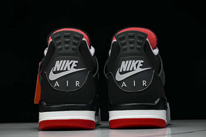 IX8180-001 JORDAN 4 RETRO OG BLACK/CEMENT GREY/SUMMIT WHITE/FIRE RED