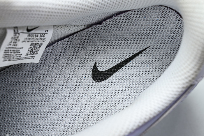 IR0194-100 AIR FORCE 1 07 LOW CASUAL SNEAKERS WHITE/PURPLE