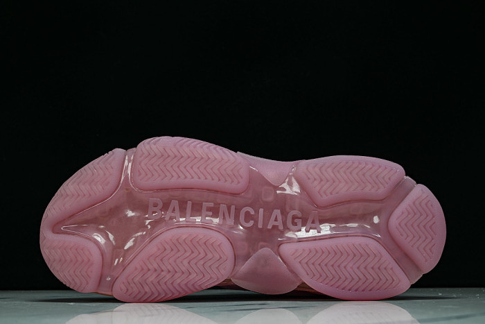 W2GA1-5760 TRIPLE S RETRO CASUAL RUNNING SHOES PINK/PINK/PINK