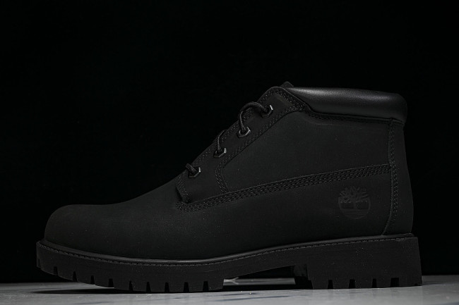 MID-CALF THICK-SOLED CASUAL SHOES BLACK/BLACK/BLACK