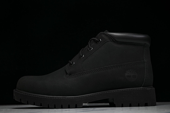 MID-CALF THICK-SOLED CASUAL SHOES BLACK/BLACK/BLACK