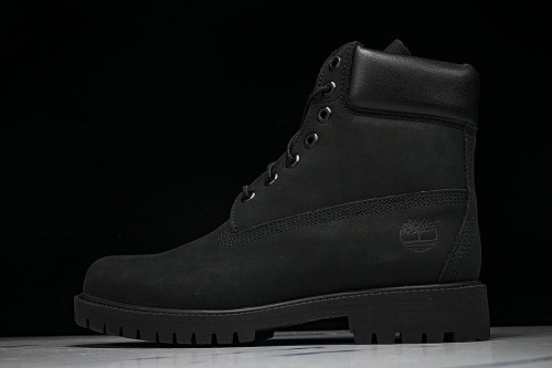 HIGH-TOP THICK-SOLED CASUAL SHOES BLACK/BLACK/BLACK