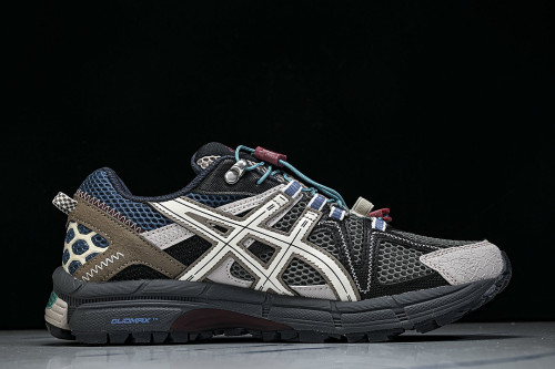 1203B031-027 GEL-KAHANA 8 LOW-TOP RUNNING SHOES BLACK/GREY/NAVY BLUE