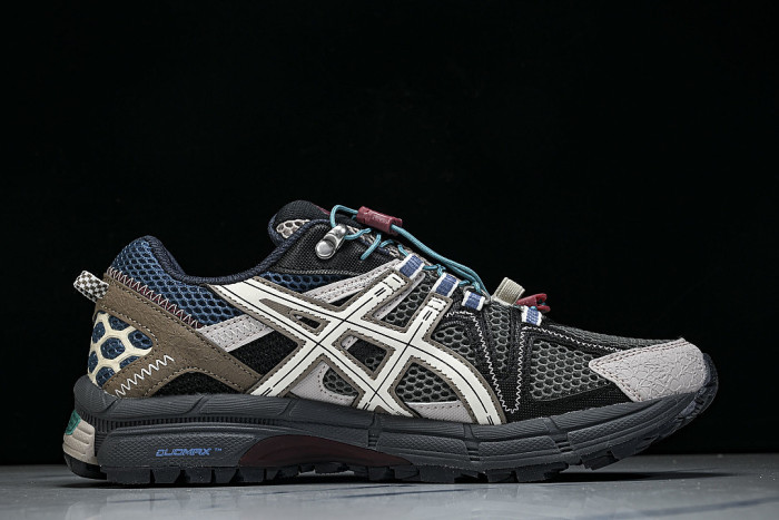 1203B031-027 GEL-KAHANA 8 LOW-TOP RUNNING SHOES BLACK/GREY/NAVY BLUE