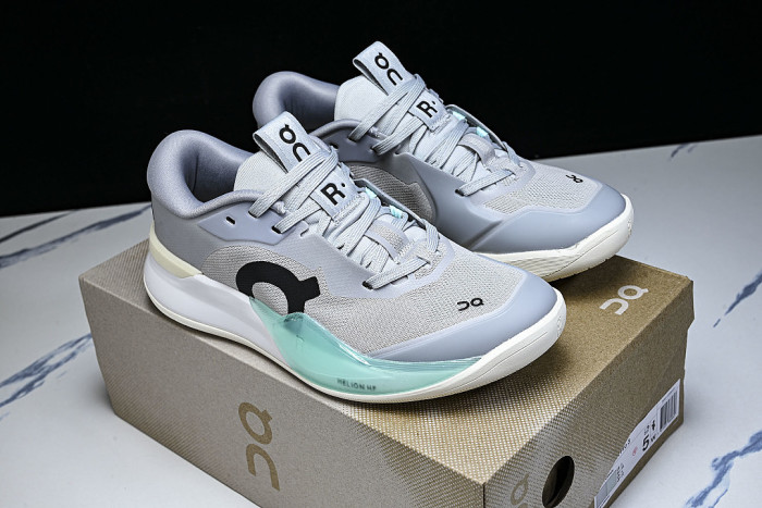 3MG10366031 THE ROGER PRO 3 LOW-TOP TENNIS SHOES GREY/BLUE