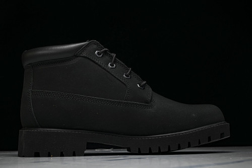 MID-CALF THICK-SOLED CASUAL SHOES BLACK/BLACK/BLACK