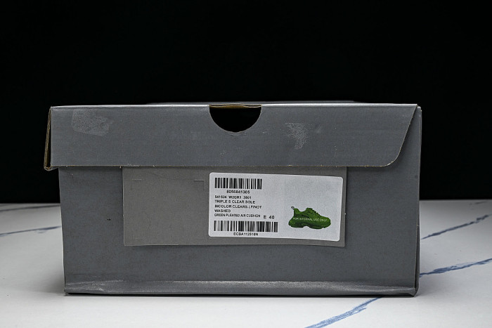 W2GR1-3801 TRIPLE S RETRO CASUAL RUNNING SHOES GREEN/GREEN/GREEN