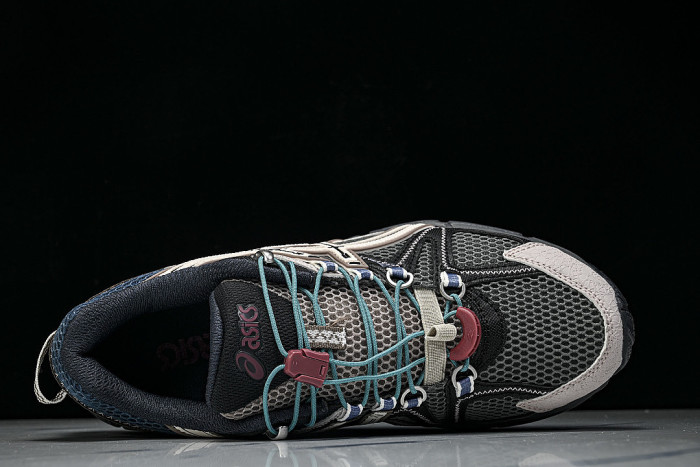 1203B031-027 GEL-KAHANA 8 LOW-TOP RUNNING SHOES BLACK/GREY/NAVY BLUE