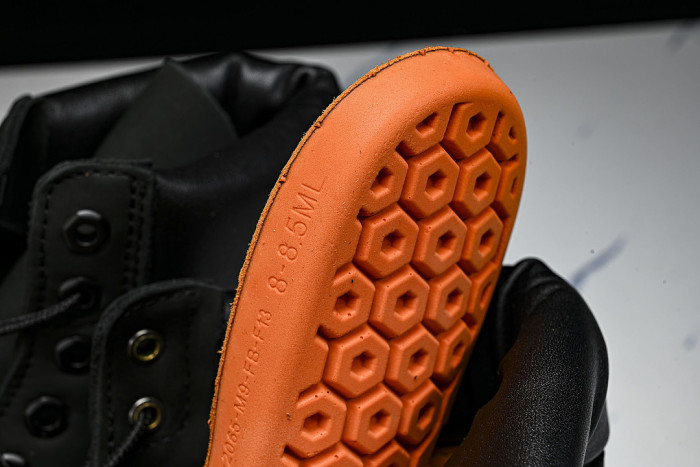 HIGH-TOP THICK-SOLED CASUAL SHOES BLACK/BLACK/BLACK