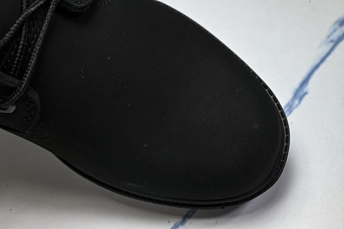 MEN'S FASHIONABLE WATERPROOF LACE UP THICK SOLED CASUAL SHOES BLACK/INKINESS