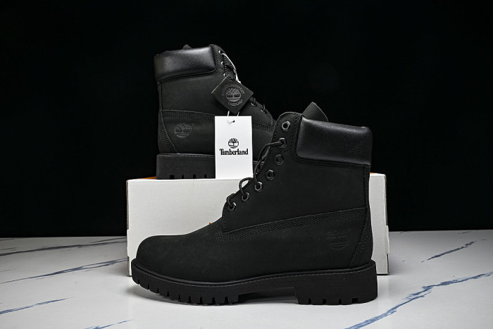 HIGH-TOP THICK-SOLED CASUAL SHOES BLACK/BLACK/BLACK