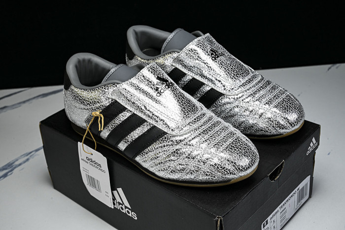 JH9664 TAEKWONDO SILVER METALLIC/CORE BLACK/GUM