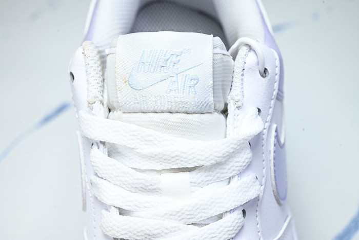 IR0194-100 AIR FORCE 1 07 LOW CASUAL SNEAKERS WHITE/PURPLE