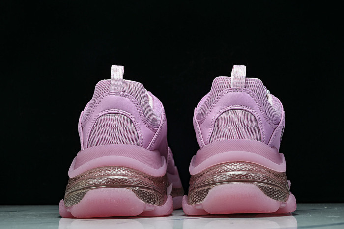 W2GA1-5760 TRIPLE S RETRO CASUAL RUNNING SHOES PINK/PINK/PINK