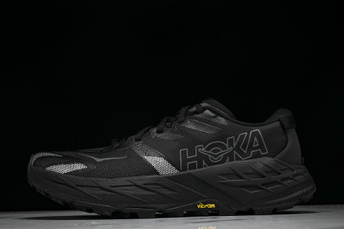 1171928-BCKT ONE ONE SPEEDGOAT 7 OUTDOOR SPORTS CASUAL RUNNING SHOES BLACK/BLACK/BLACK