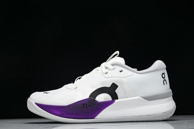 3WG10316030 THE ROGER PRO 3 LOW-TOP TENNIS SHOES WHITE/PURPLE