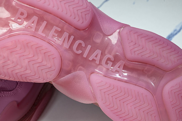 W2GA1-5760 TRIPLE S RETRO CASUAL RUNNING SHOES PINK/PINK/PINK