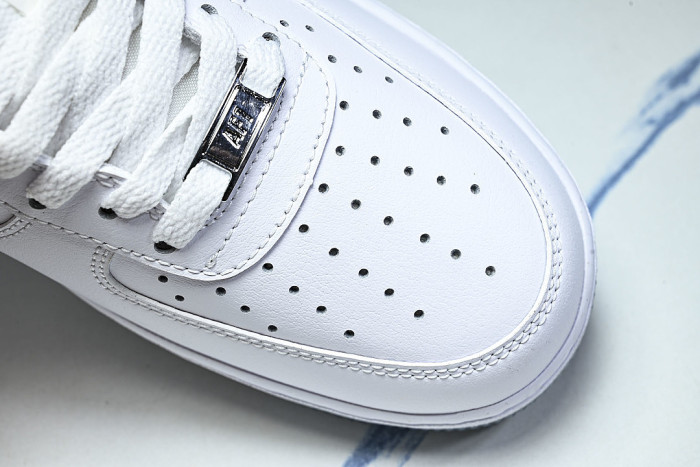 IR0194-100 AIR FORCE 1 07 LOW CASUAL SNEAKERS WHITE/PURPLE