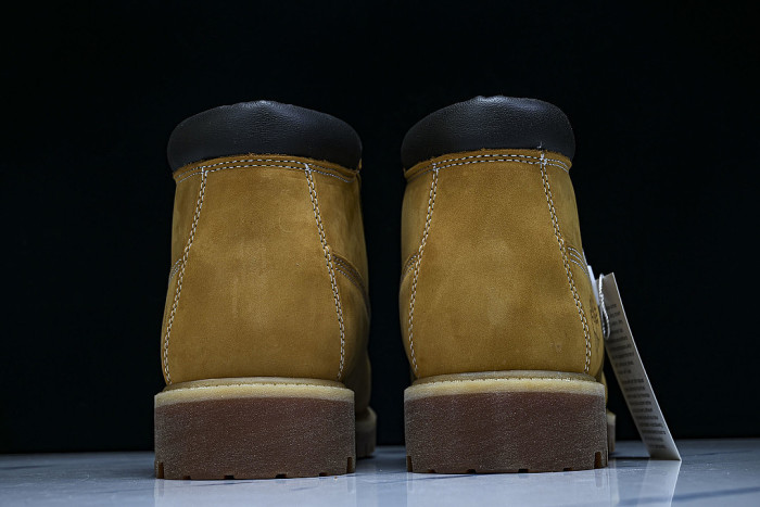 MID-CALF THICK-SOLED CASUAL SHOES BROWN/BLACK/BROWN