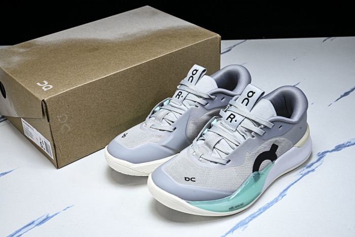 3MG10366031 THE ROGER PRO 3 LOW-TOP TENNIS SHOES GREY/BLUE