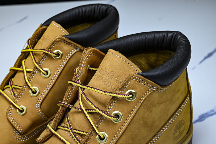 MID-CALF THICK-SOLED CASUAL SHOES BROWN/BLACK/BROWN