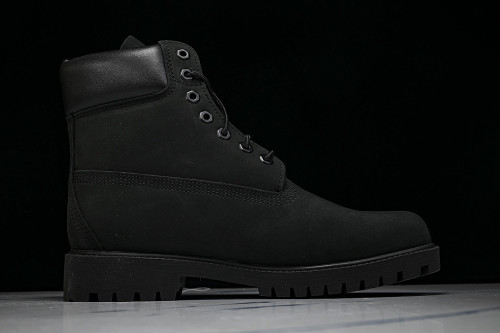 HIGH-TOP THICK-SOLED CASUAL SHOES BLACK/BLACK/BLACK