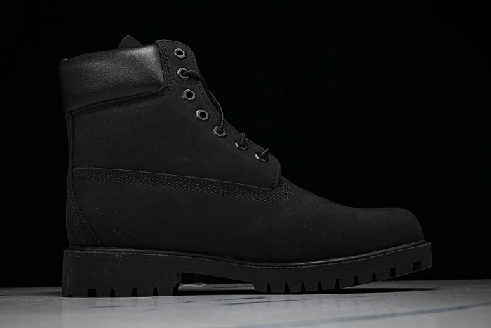 HIGH-TOP THICK-SOLED CASUAL SHOES BLACK/BLACK/BLACK