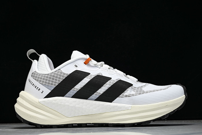 KI8279 FREEHIKER 3 LOW GTX LOW-TOP RUNNING SHOES WHITE/BLACK/GREY