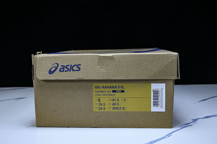 1203B031-027 GEL-KAHANA 8 LOW-TOP RUNNING SHOES BLACK/GREY/NAVY BLUE