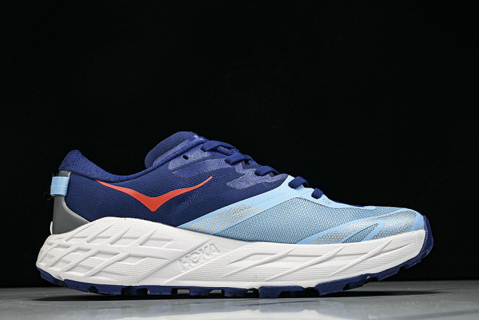 1171929-BYCS ONE ONE SPEEDGOAT 7 LOW-CUT BREATHABLE OFF-ROAD RUNNING SHOES BLUE/RED