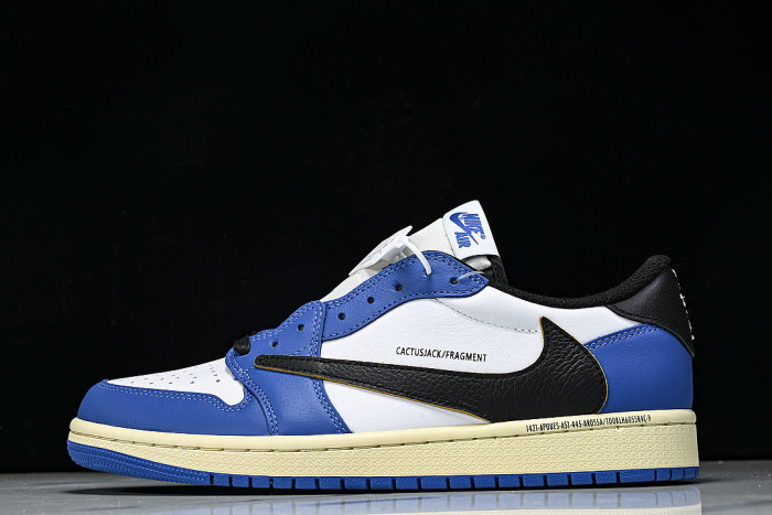 DM7886-141 TRAVIS SCOTT AIR JORDAN 1 LOW OG WHITE/BLUE/BLACK