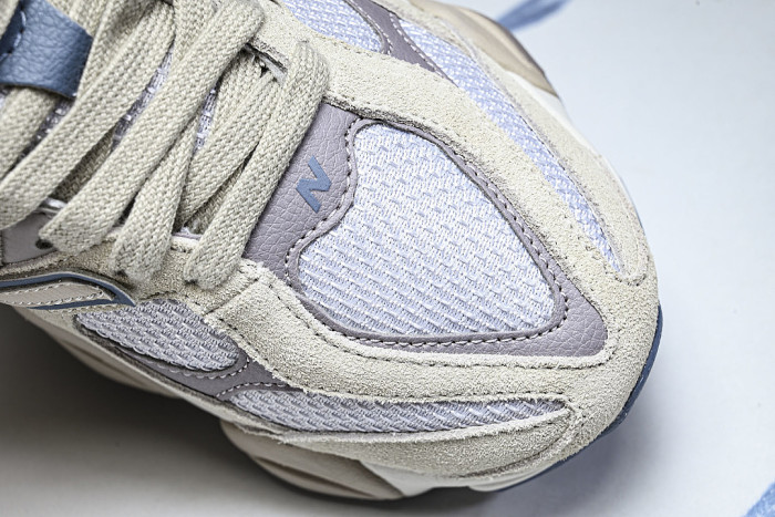 U90601RJ RETRO CASUAL SPORTS RUNNING SHOES ZINC BLUE/SEA SALT