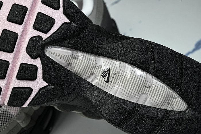 HJ5996-001 AIR MAX 95 ANTI SLIP AIR CUSHIONED RUNNING SHOES LIGHT PINK/LIGHT GRAY/BLACK