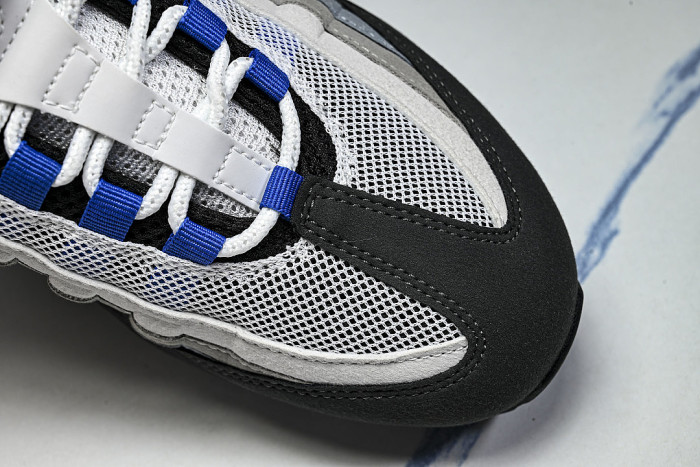 IM5987-010 AIR MAX 95 ANTI SLIP AIR CUSHIONED RUNNING SHOES KLEIN BLUE/LIGHT GRAY/BLACK