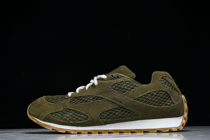 ORBIT LOW TOP CASUAL RUNNING SHOES FOR MEN AND WOMEN ARMY GREEN/DARK GREEN