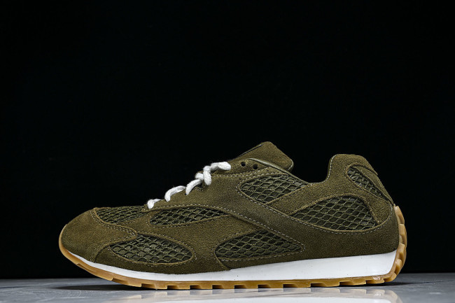 ORBIT LOW TOP CASUAL RUNNING SHOES FOR MEN AND WOMEN ARMY GREEN/DARK GREEN