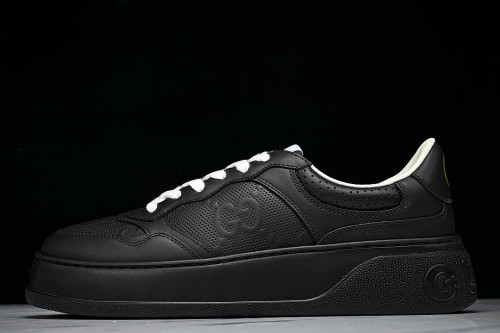 CHUNKY B THICK SOLED CASUAL SNEAKERS WITH EMBOSSED CARAMEL COLORED COOKIES BLACK/INKINESS