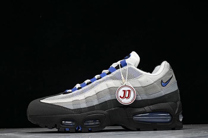 IM5987-010 AIR MAX 95 ANTI SLIP AIR CUSHIONED RUNNING SHOES KLEIN BLUE/LIGHT GRAY/BLACK