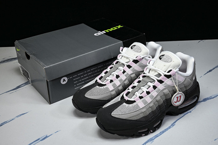 HJ5996-001 AIR MAX 95 ANTI SLIP AIR CUSHIONED RUNNING SHOES LIGHT PINK/LIGHT GRAY/BLACK