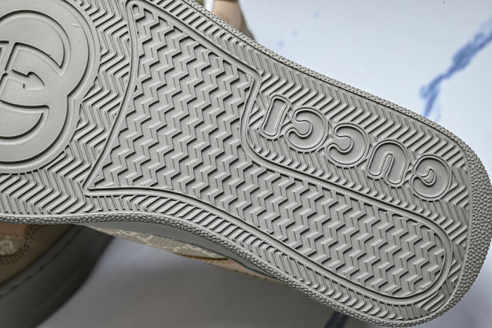 CHUNKY B THICK SOLED CASUAL SNEAKERS WITH EMBOSSED CARAMEL COLORED COOKIES LIGHT GRAY/WHEAT