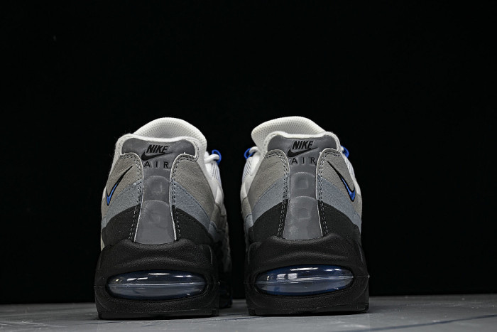 IM5987-010 AIR MAX 95 ANTI SLIP AIR CUSHIONED RUNNING SHOES KLEIN BLUE/LIGHT GRAY/BLACK