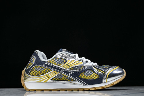 ORBIT LOW TOP CASUAL RUNNING SHOES FOR MEN AND WOMEN NAVY BLUE/YELLOW