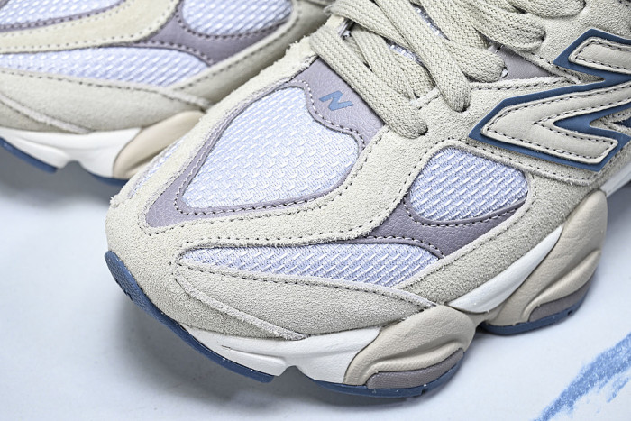 U90601RJ RETRO CASUAL SPORTS RUNNING SHOES ZINC BLUE/SEA SALT