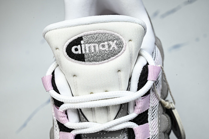 HJ5996-001 AIR MAX 95 ANTI SLIP AIR CUSHIONED RUNNING SHOES LIGHT PINK/LIGHT GRAY/BLACK