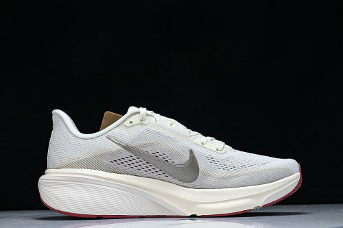 IB1881-004 AIR ZOOM PEGASUS 42 WEAR-RESISTANT RUNNING SHOES WHITE/GREY